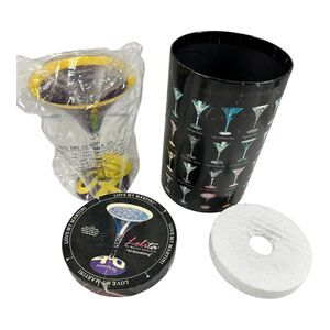 New Lolita Love My Martini "40 Something" Glass Hand-Painted w/Box 10oz